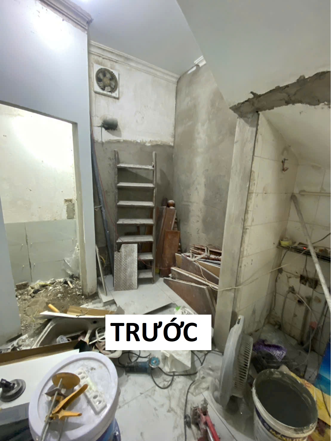 Cải tạo phòng bếp và ngủ Huy Du 2