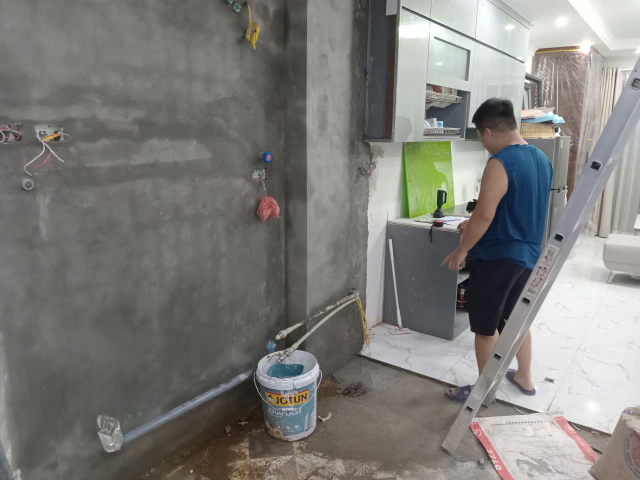 Cải Tạo Tủ Bếp Từ Dạng Chữ L Thành Tủ Bếp Chữ I 3